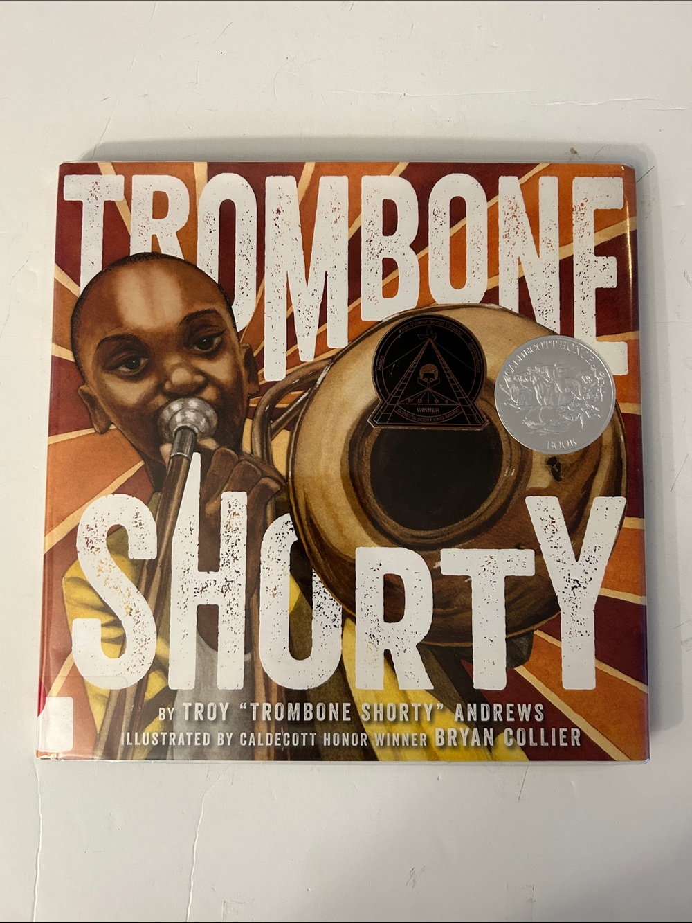 Trombone Shorty Illustrated Hardcover - Orange, Brown